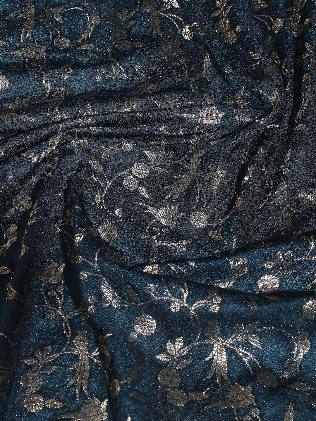 Zaari Jaal Woven Crepe Saree