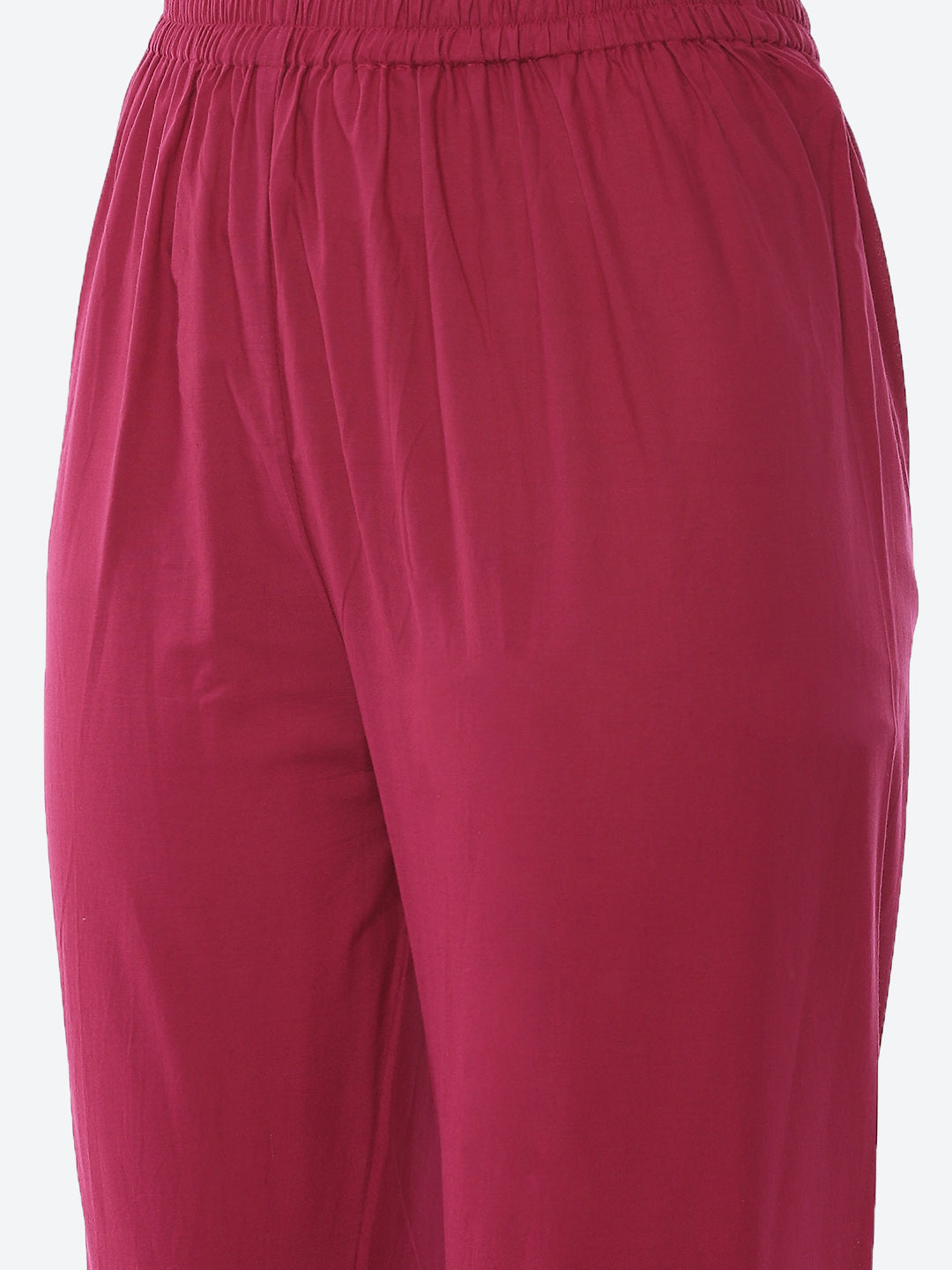 Mirror Gota Border Chanderi Kurta With Pant