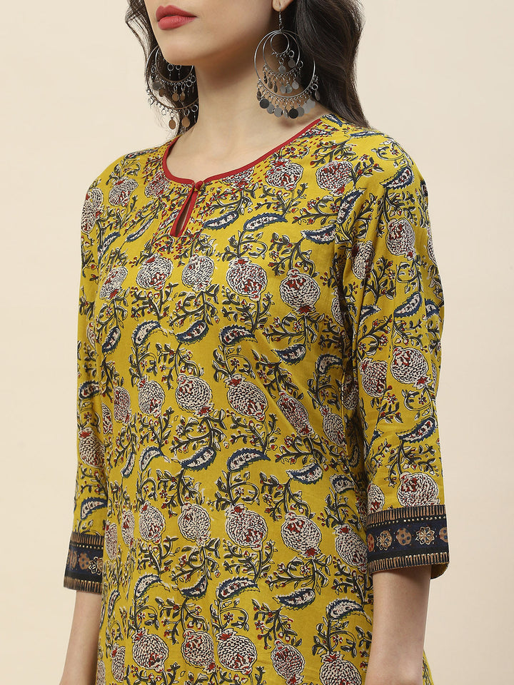Printed Cotton Short Kurti