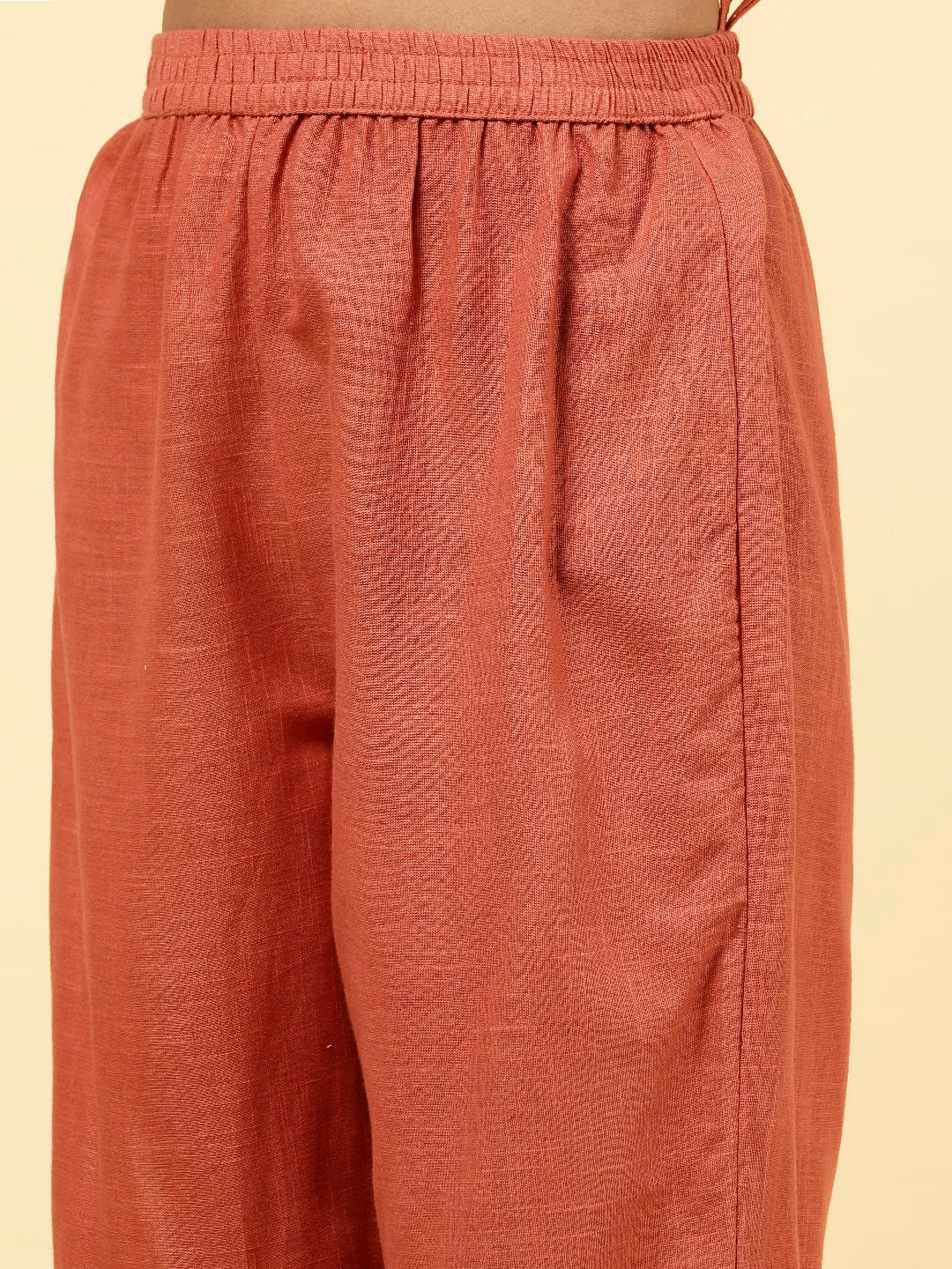 Printed Cotton Kurta With Pants