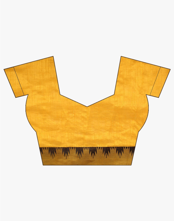 Mustard Art Handloom Saree