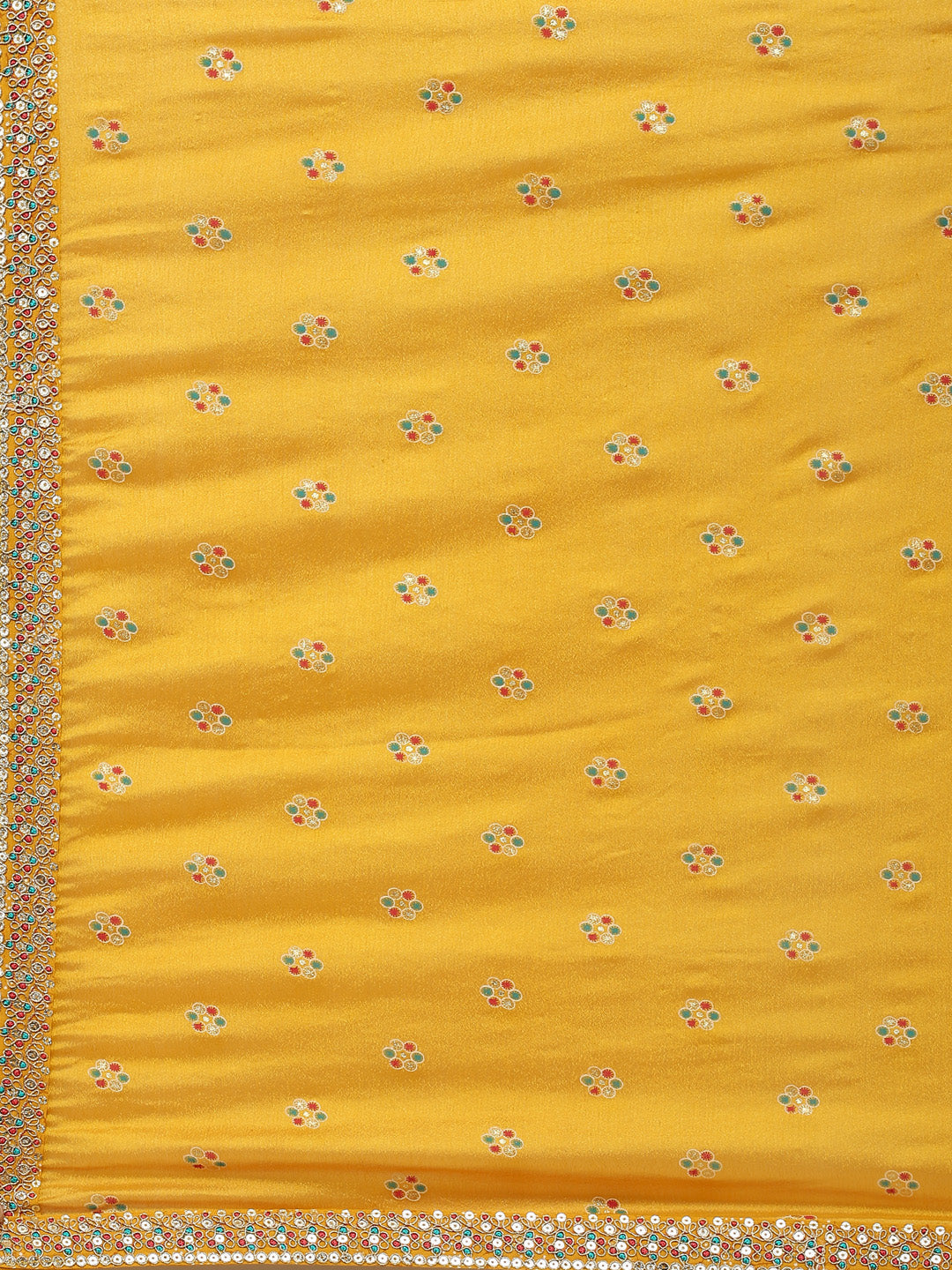 Digital Printed Cotton Kurta With Pants &amp; Dupatta