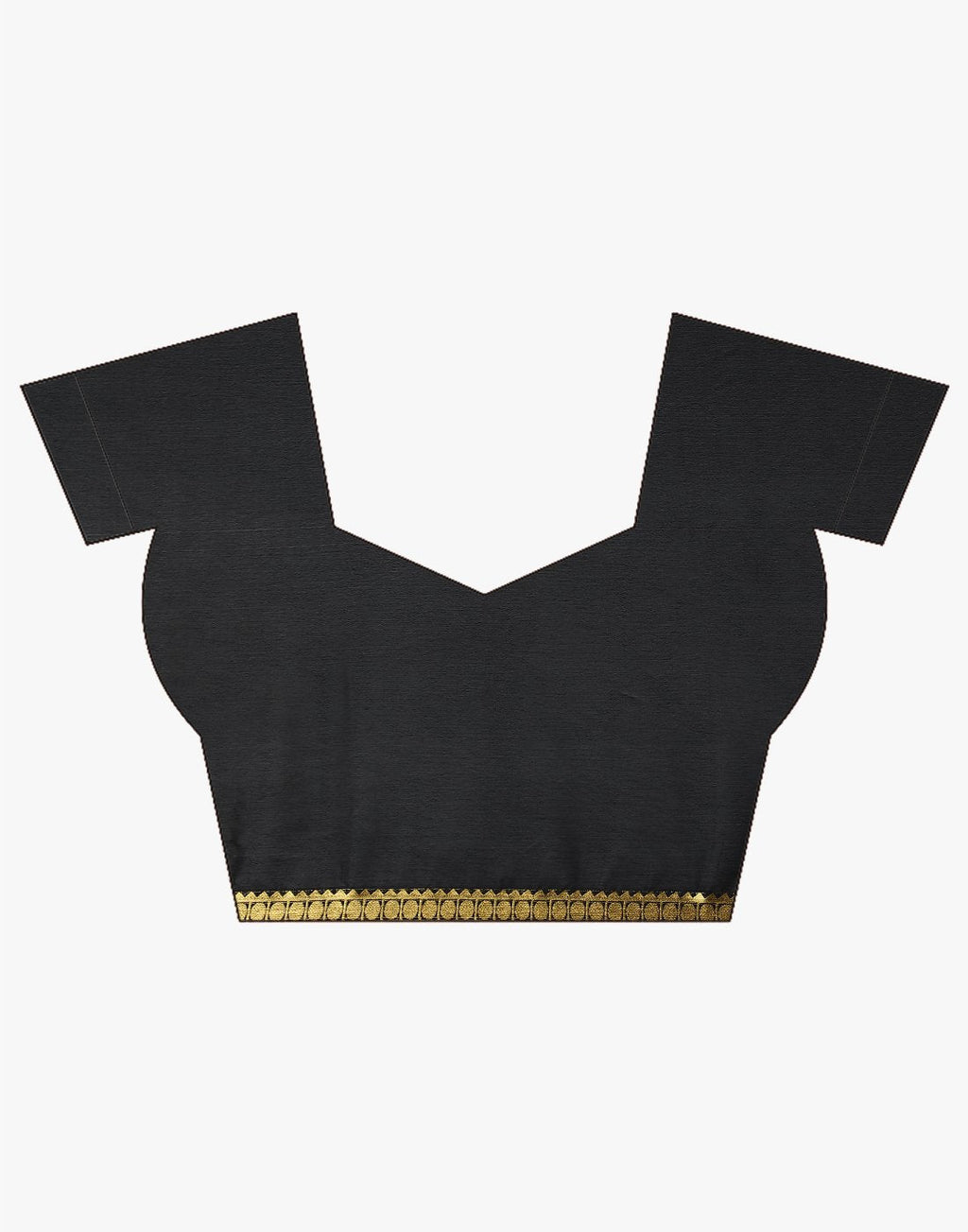 Black Art Crepe Saree