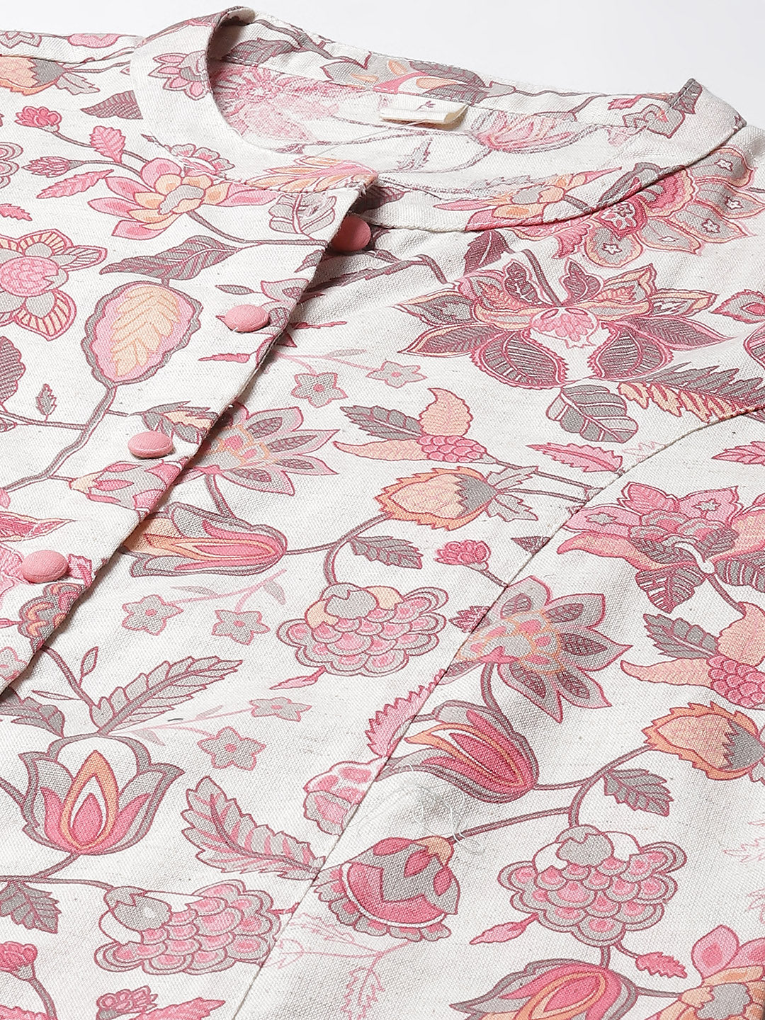 Floral Printed Cotton Kurta