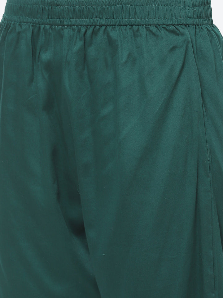 Embroidered Georgette Kurti With Pant