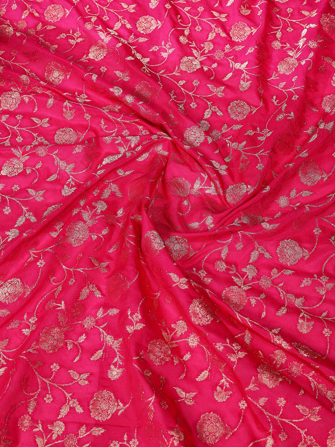 Plain Crepe Saree