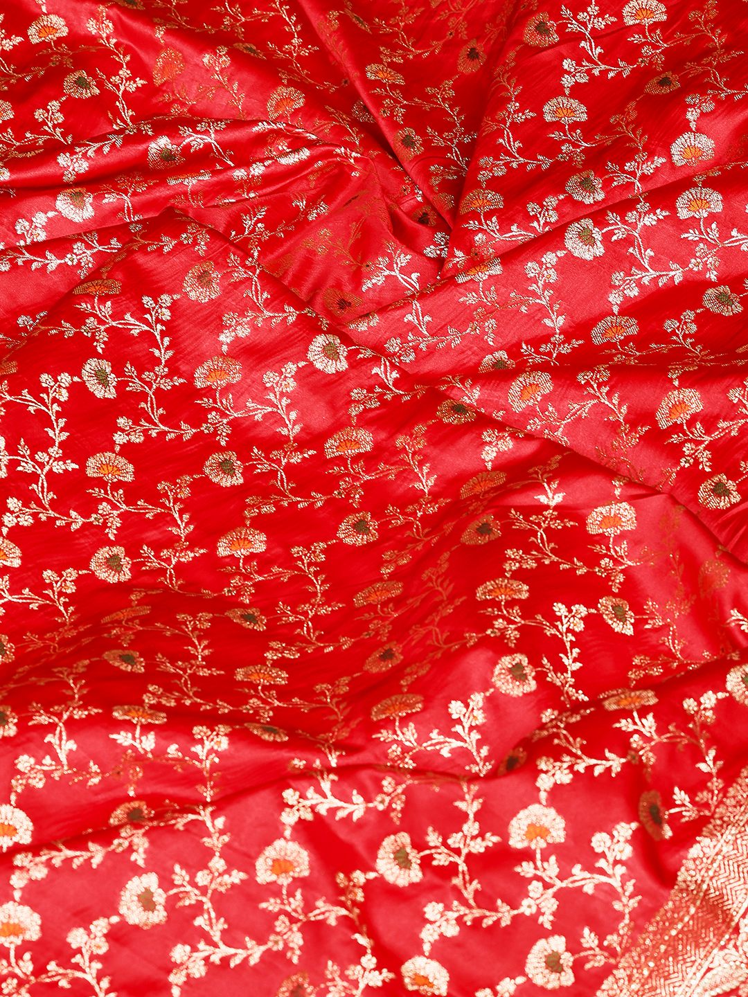 Woven Design Satin Saree