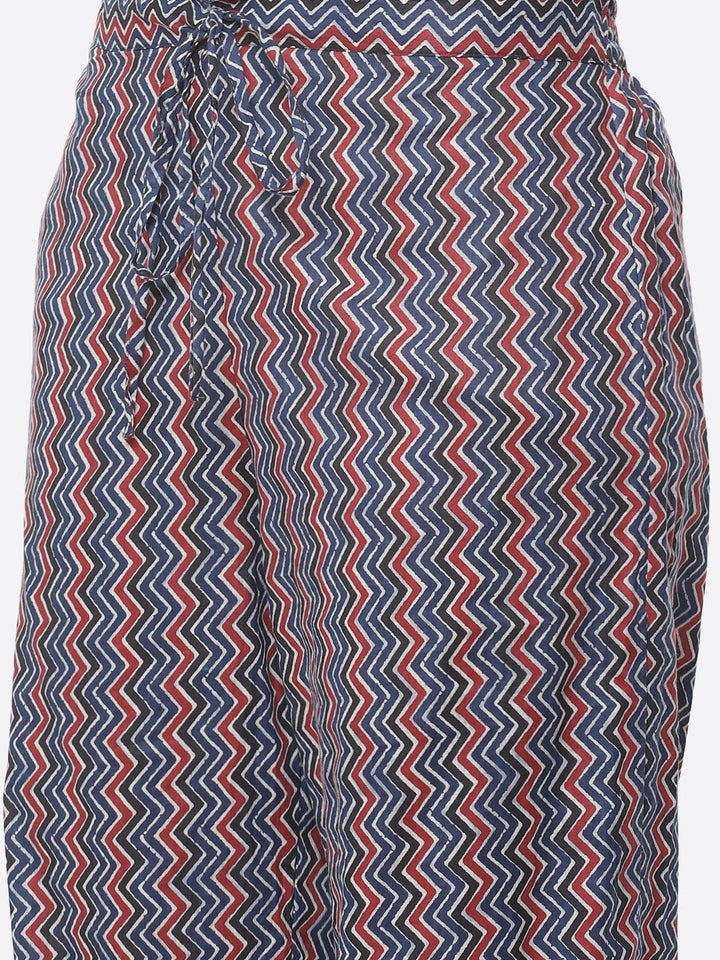 Booti Sequence Cotton Kurti With Afghani Pant