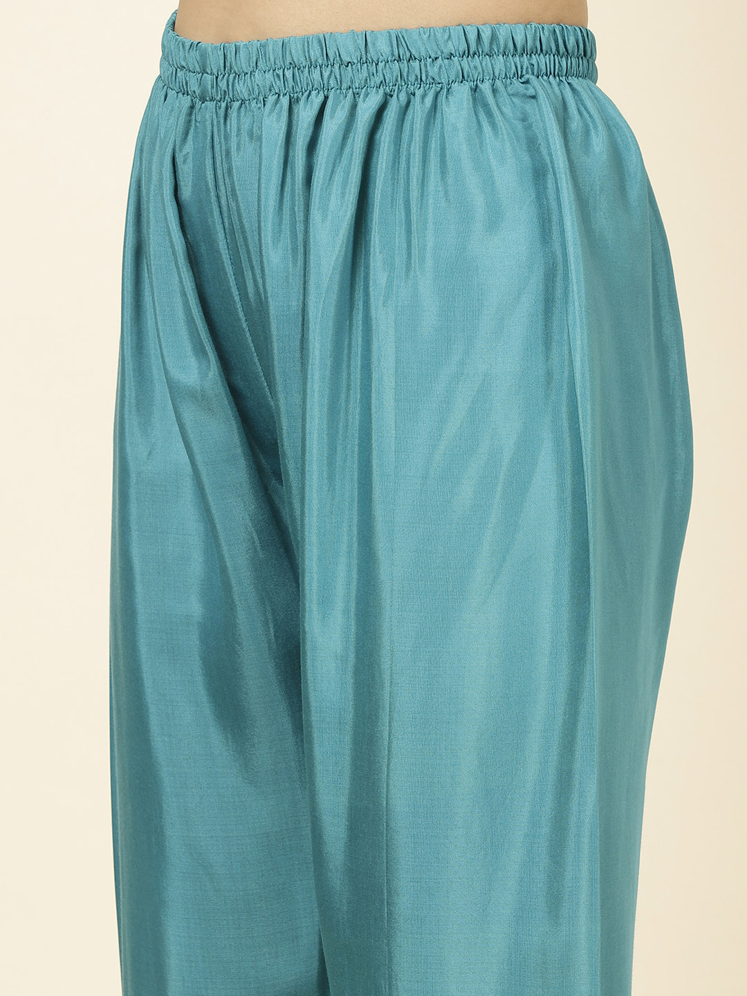 Printed Chinnon Kurta With Pants