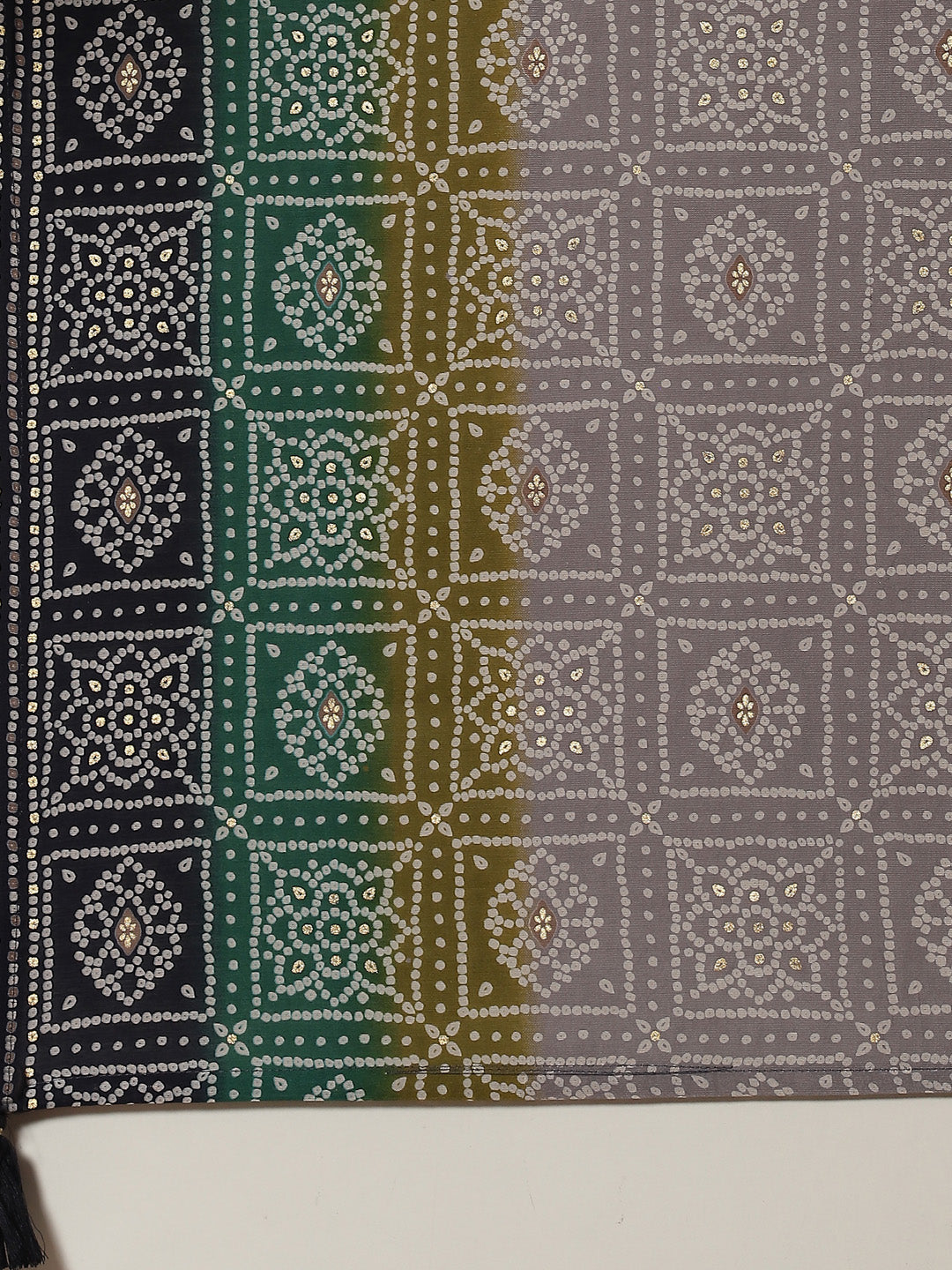 Printed Cotton Kurta With Pants &amp; Dupatta