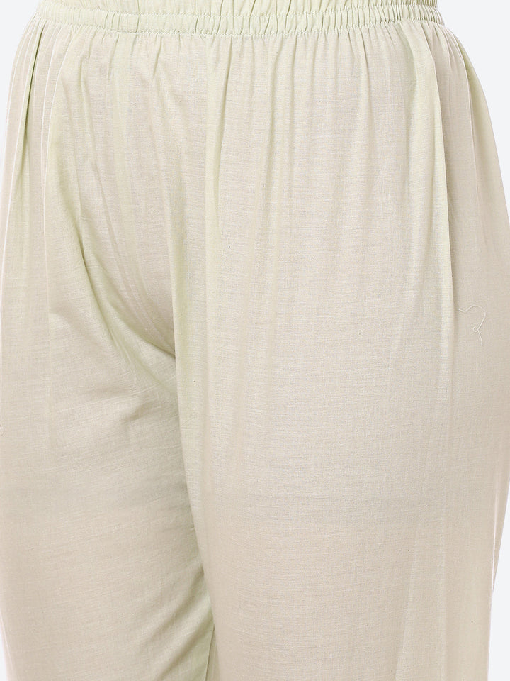 Sequence Work Printed Chanderi Kurta With Pant