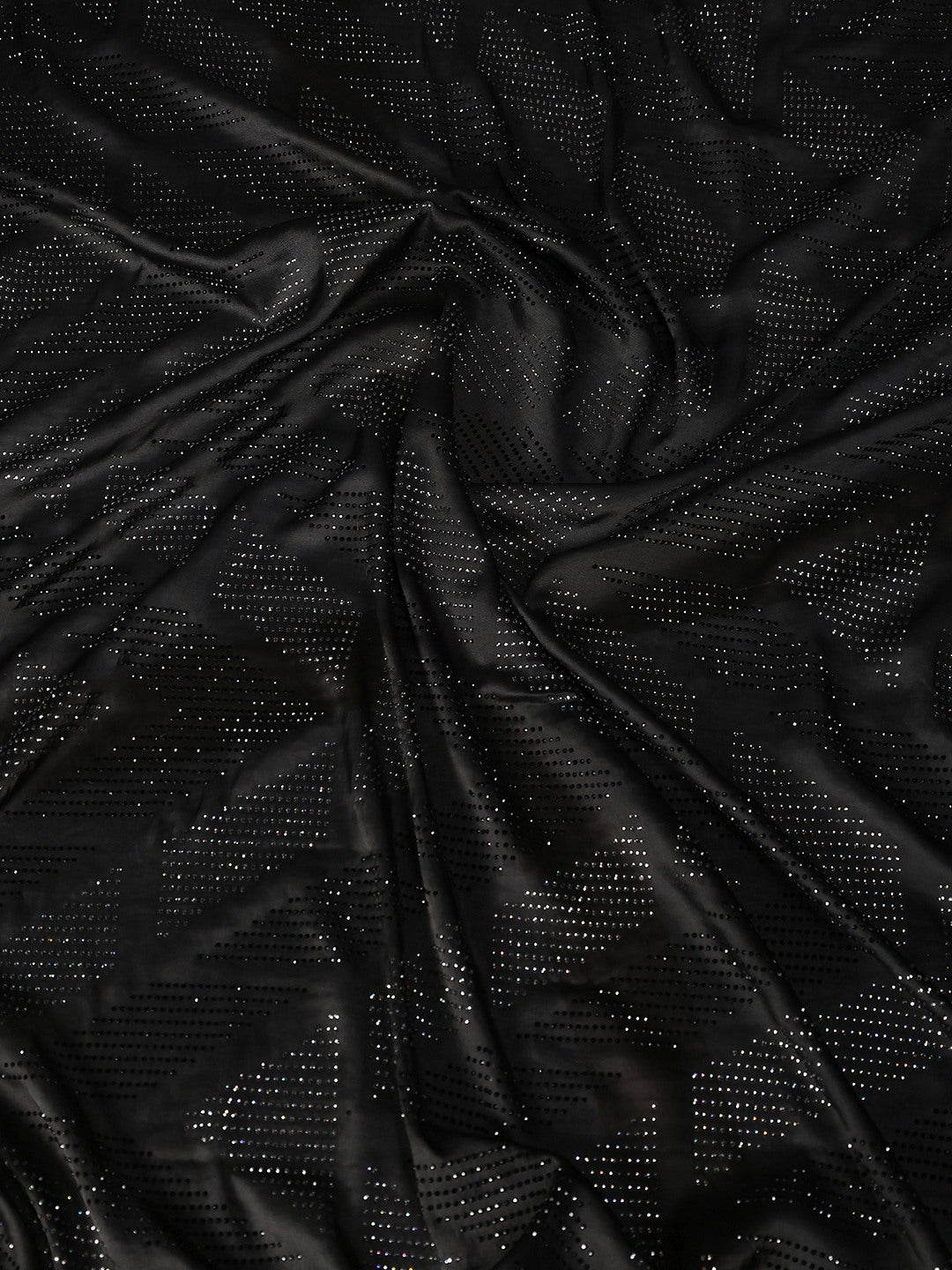 Embroidered Satin Saree