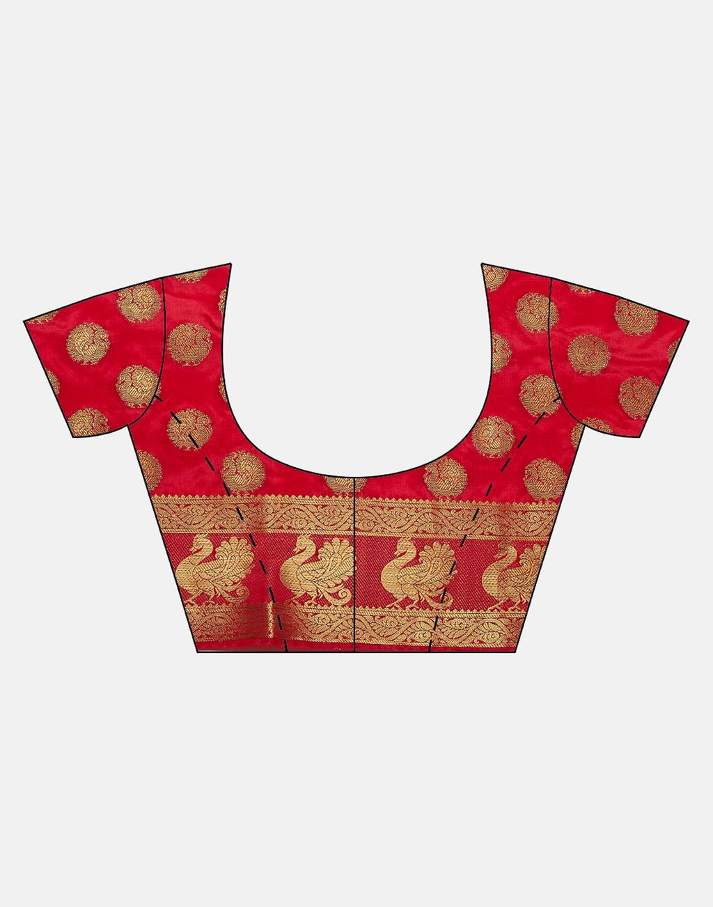 MBZ Meena Bazaar-Mustard Art Handloom Saree
