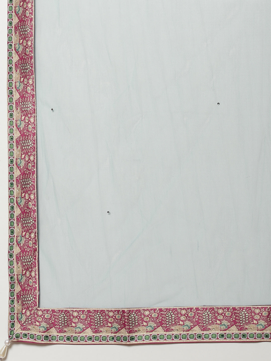 Floral Printed Satin Choli With Lehenga &amp; Net Dupatta