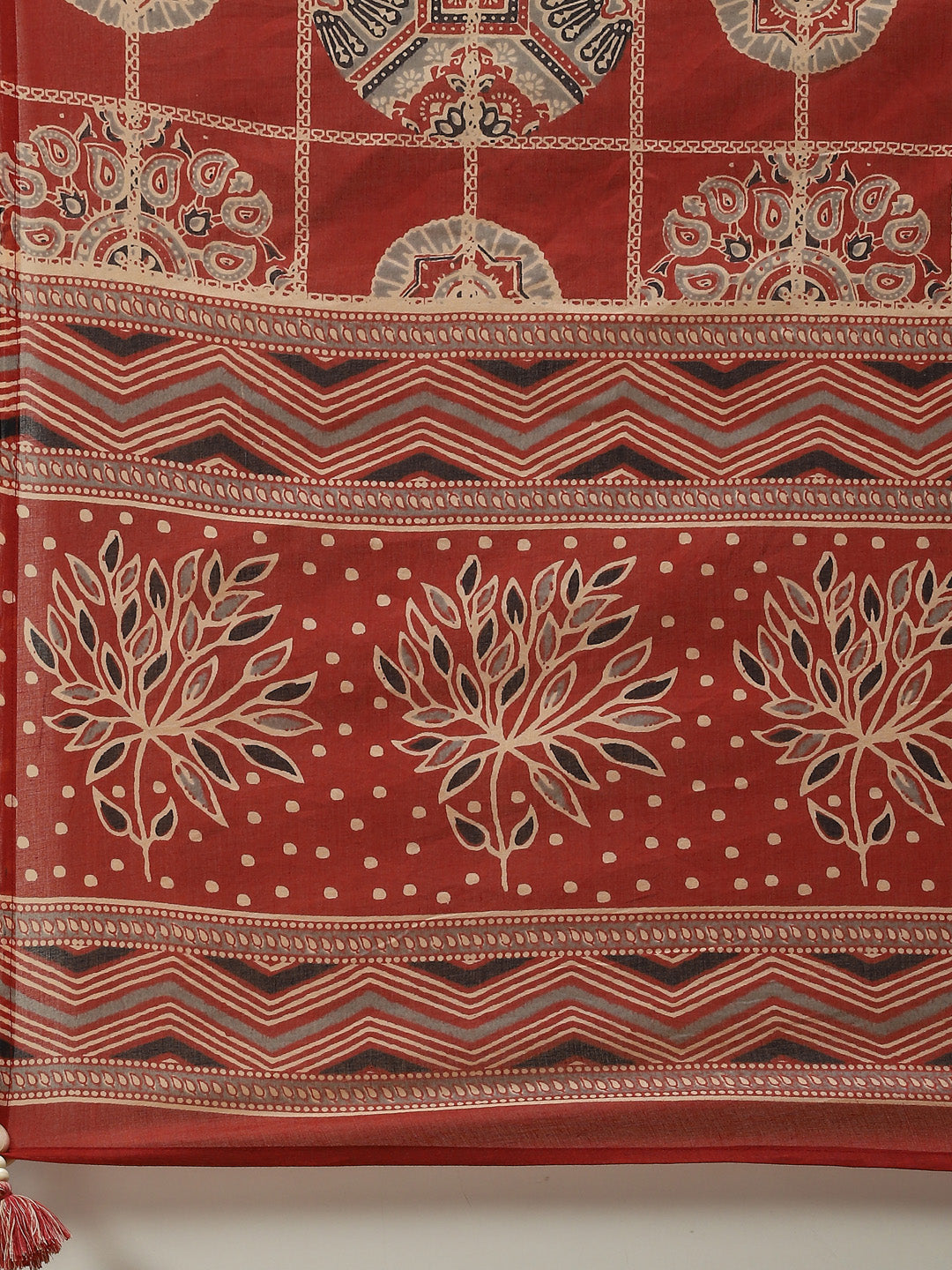 Printed Cotton Kurta With Pant & Cotton Dupatta