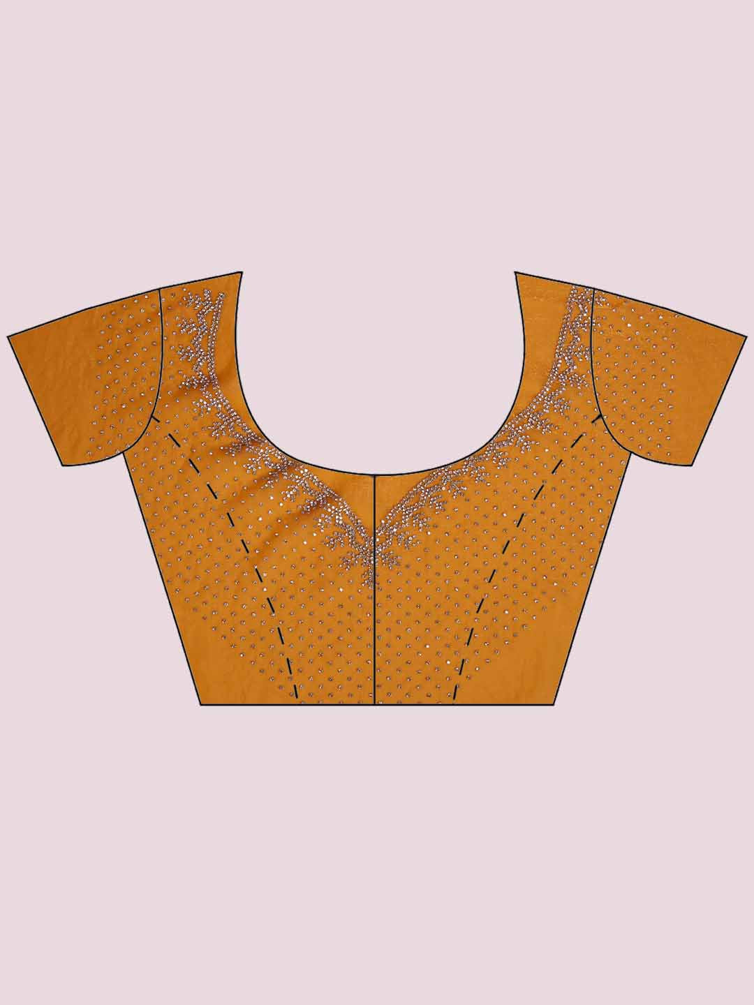 Embroidered Organza Saree