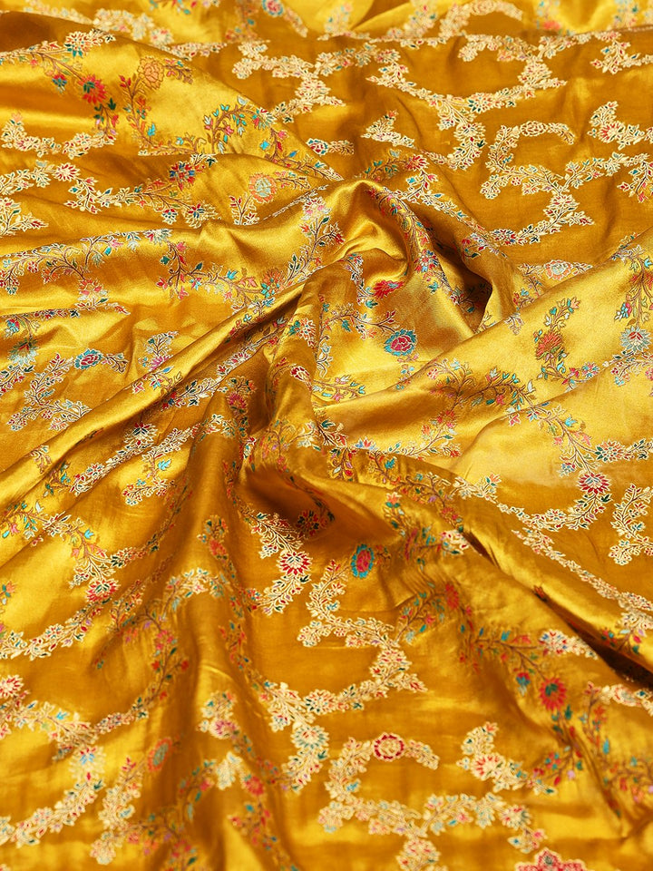 Woven Design Satin Saree