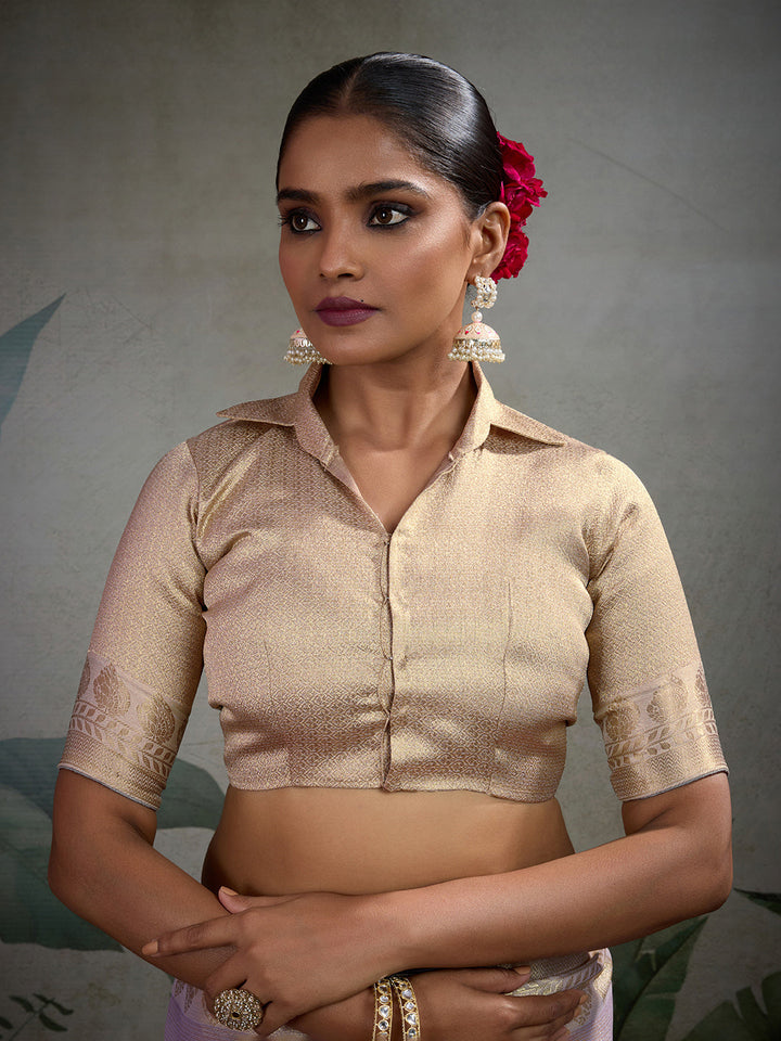 Woven Design Linen Blend Saree