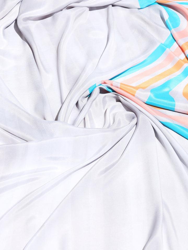 Digital Printed Crepe Saree