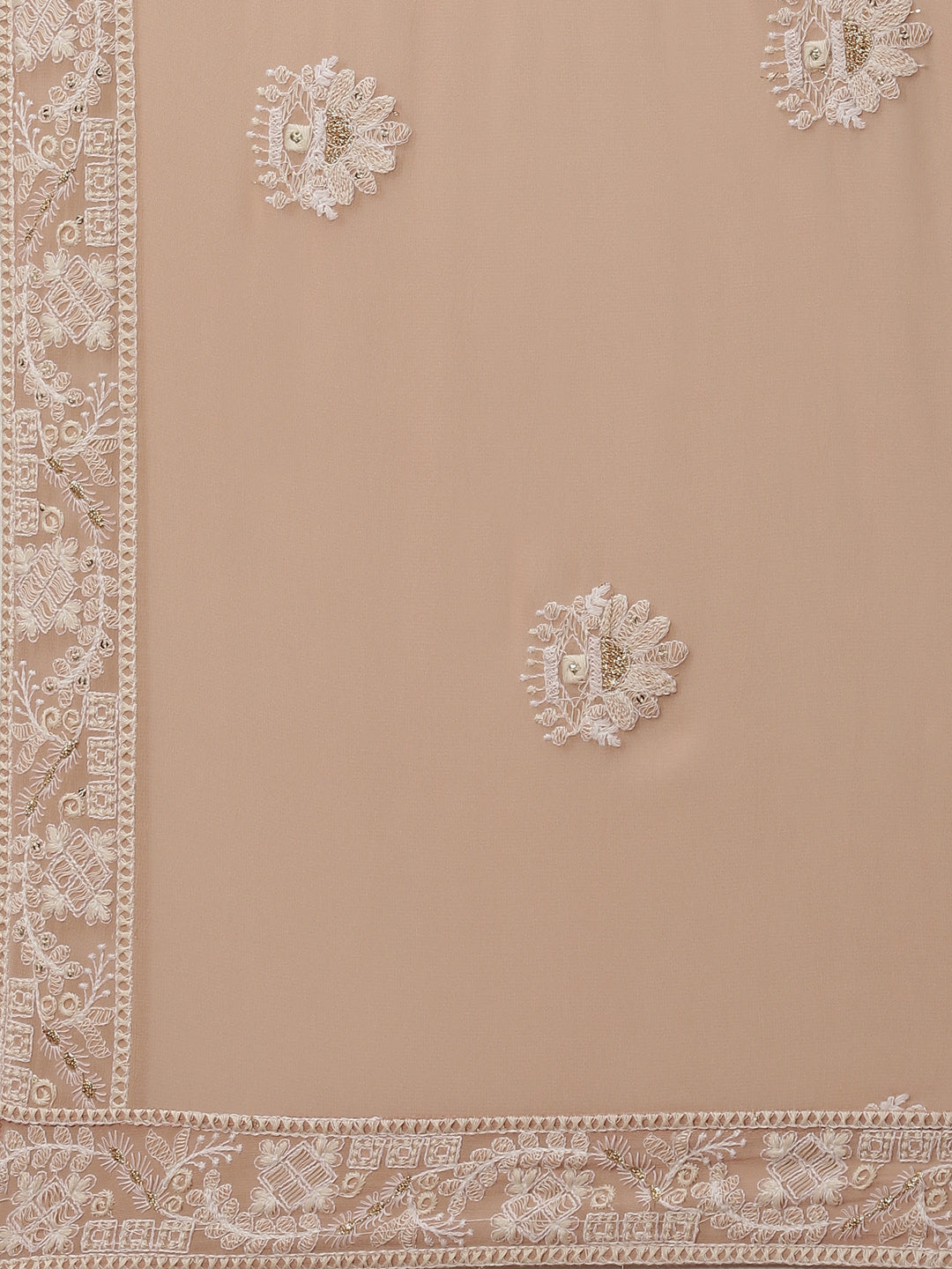 Chikankari Sequin Georgette Anarkali Kurta With Dupatta