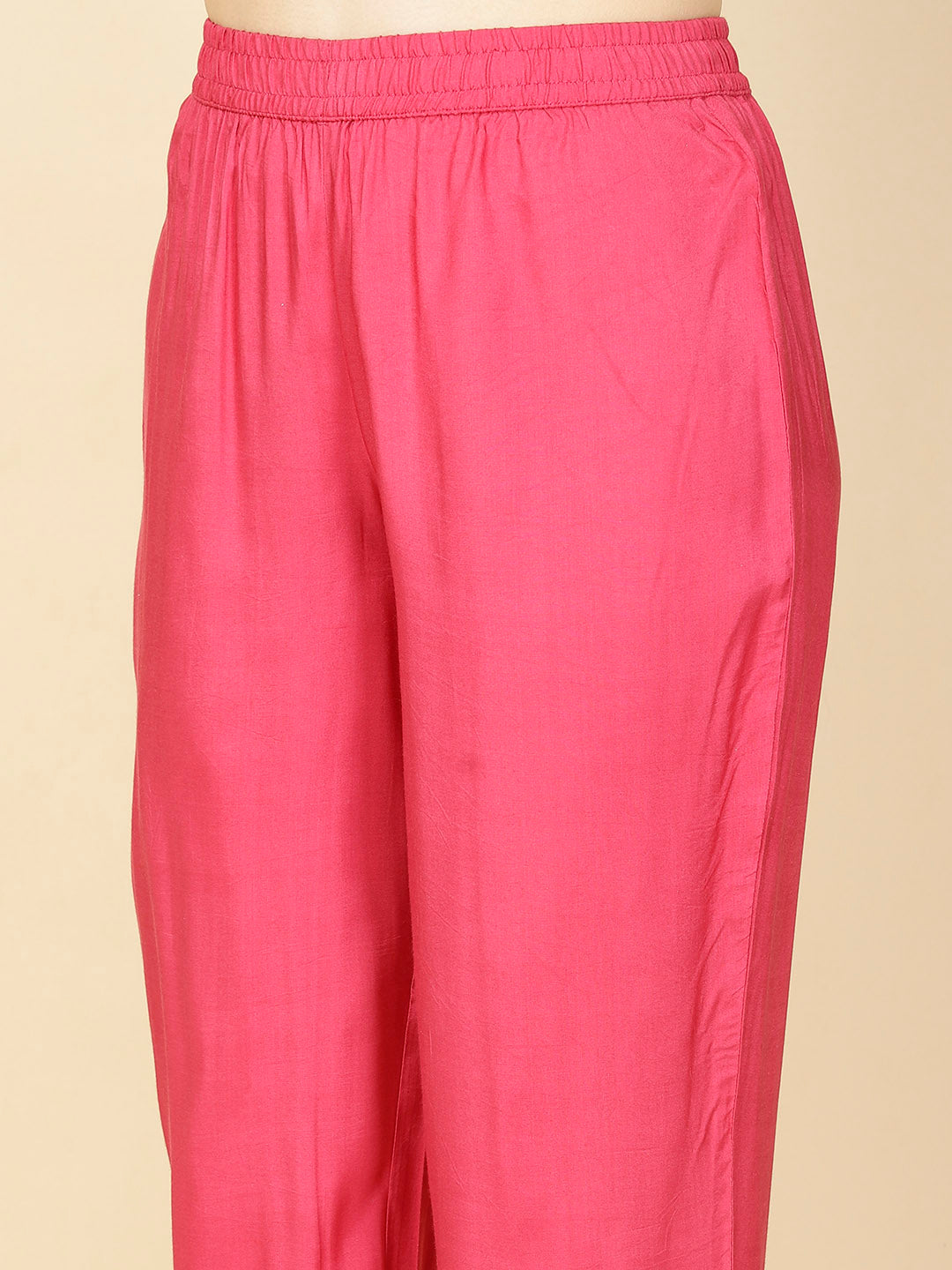 Floral Woven Tissue Kurta With Pants &amp; Dupatta