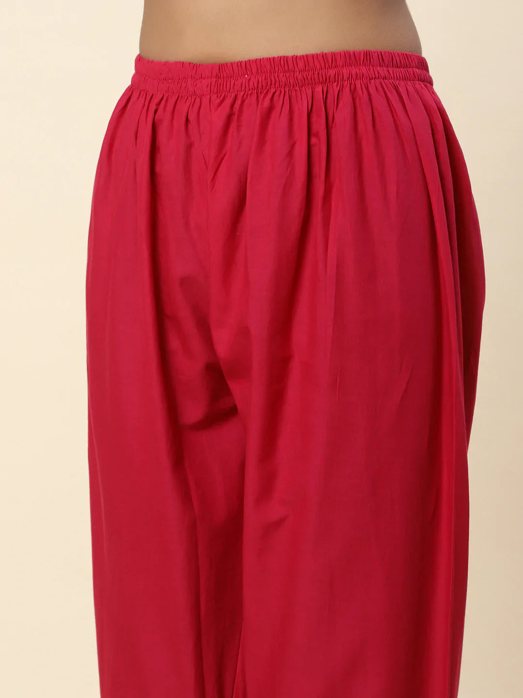 Gota Work Chanderi Kurta With Pants