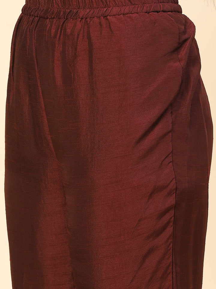 Floral Printed Cotton Kurta With Pants