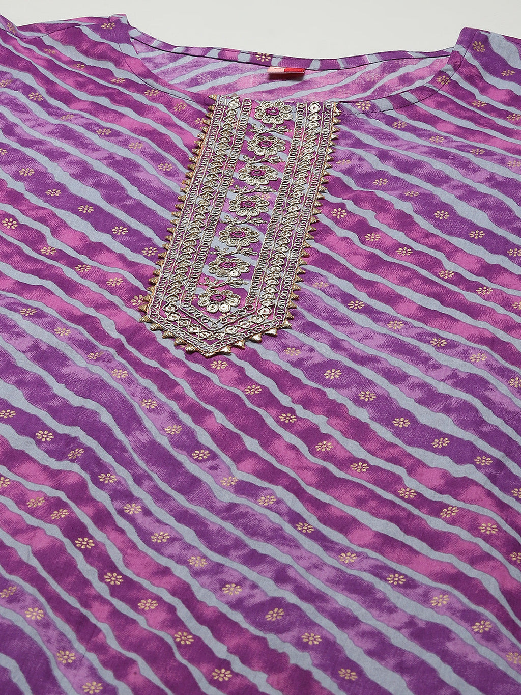Leheriya Printed Cotton Kurta
