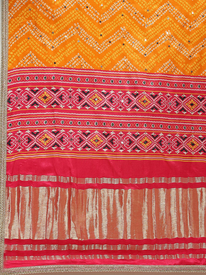 Zari Booti Handloom Kurta With Garara &amp; Dupatta