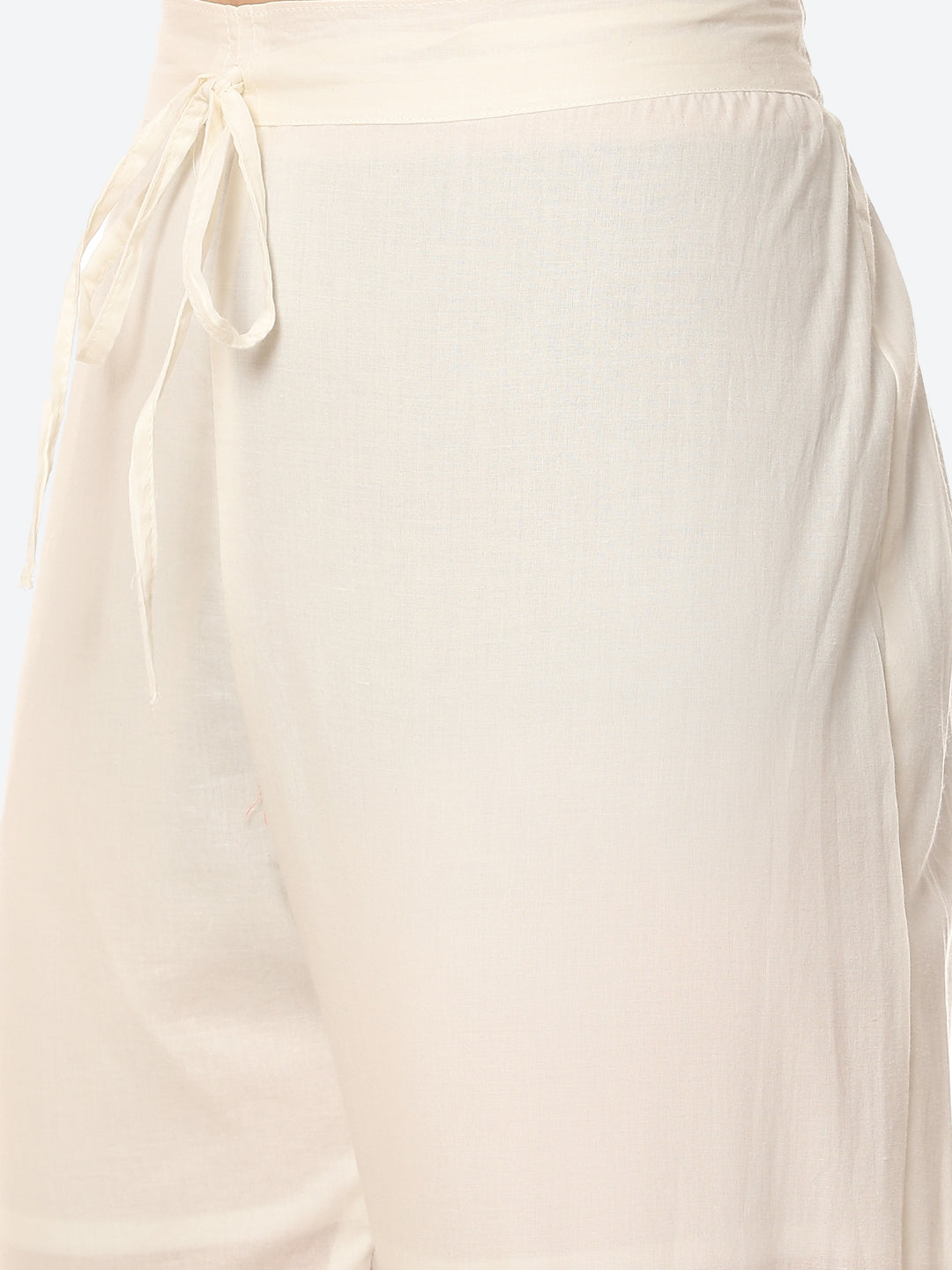 Neck Patti Cotton Kurta With Pant