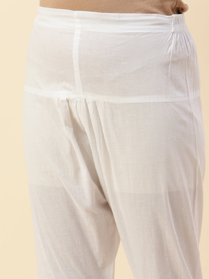 Floral Printed Cotton Kurta With Pants