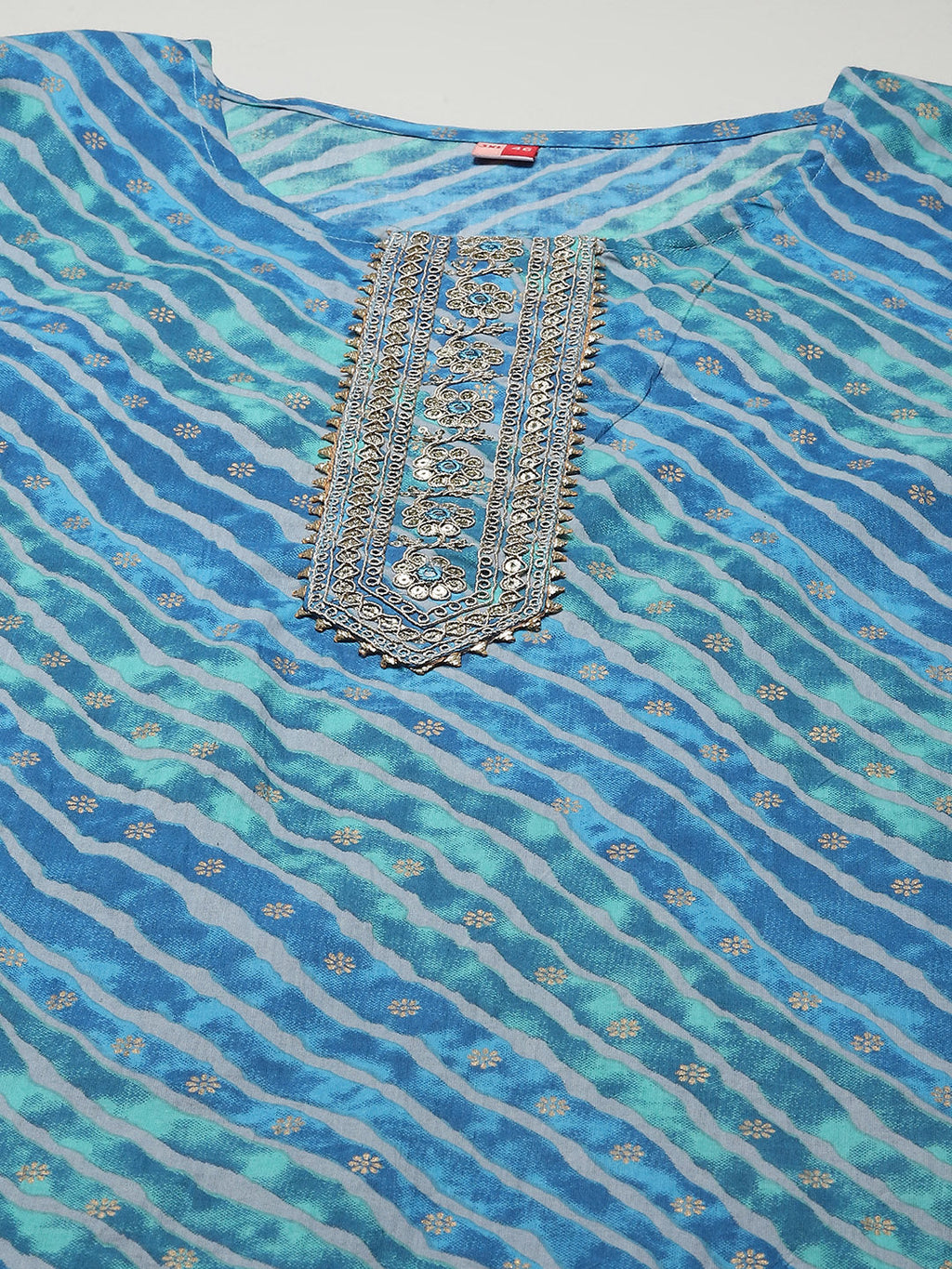 Leheriya Printed Cotton Kurta
