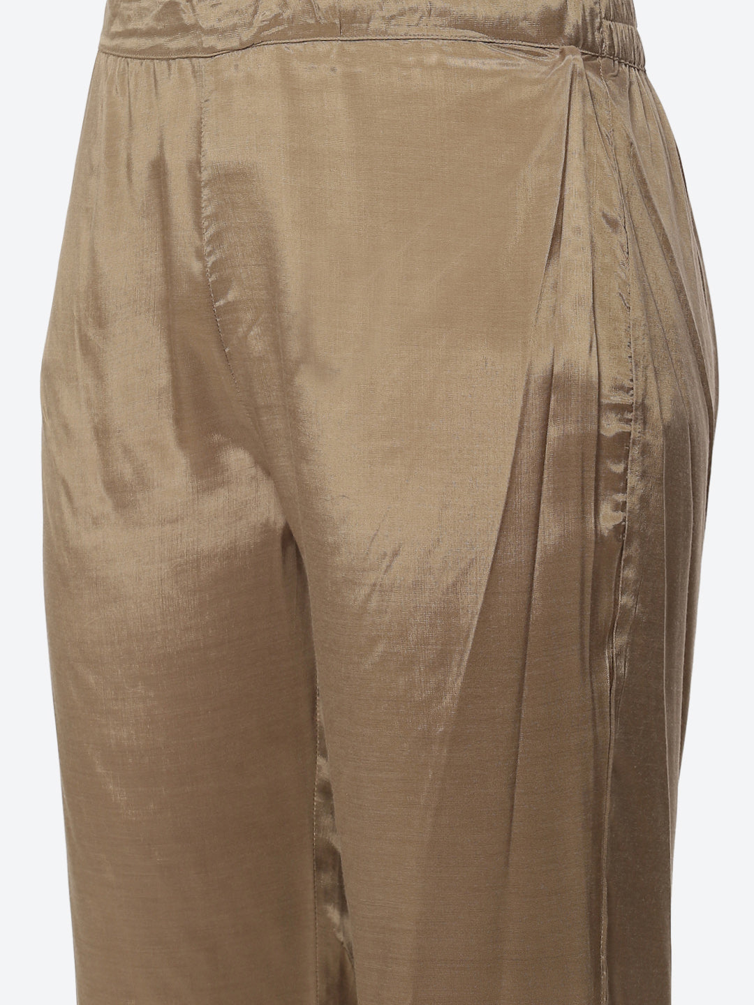 Resham Booti Chanderi Kurti With Pant