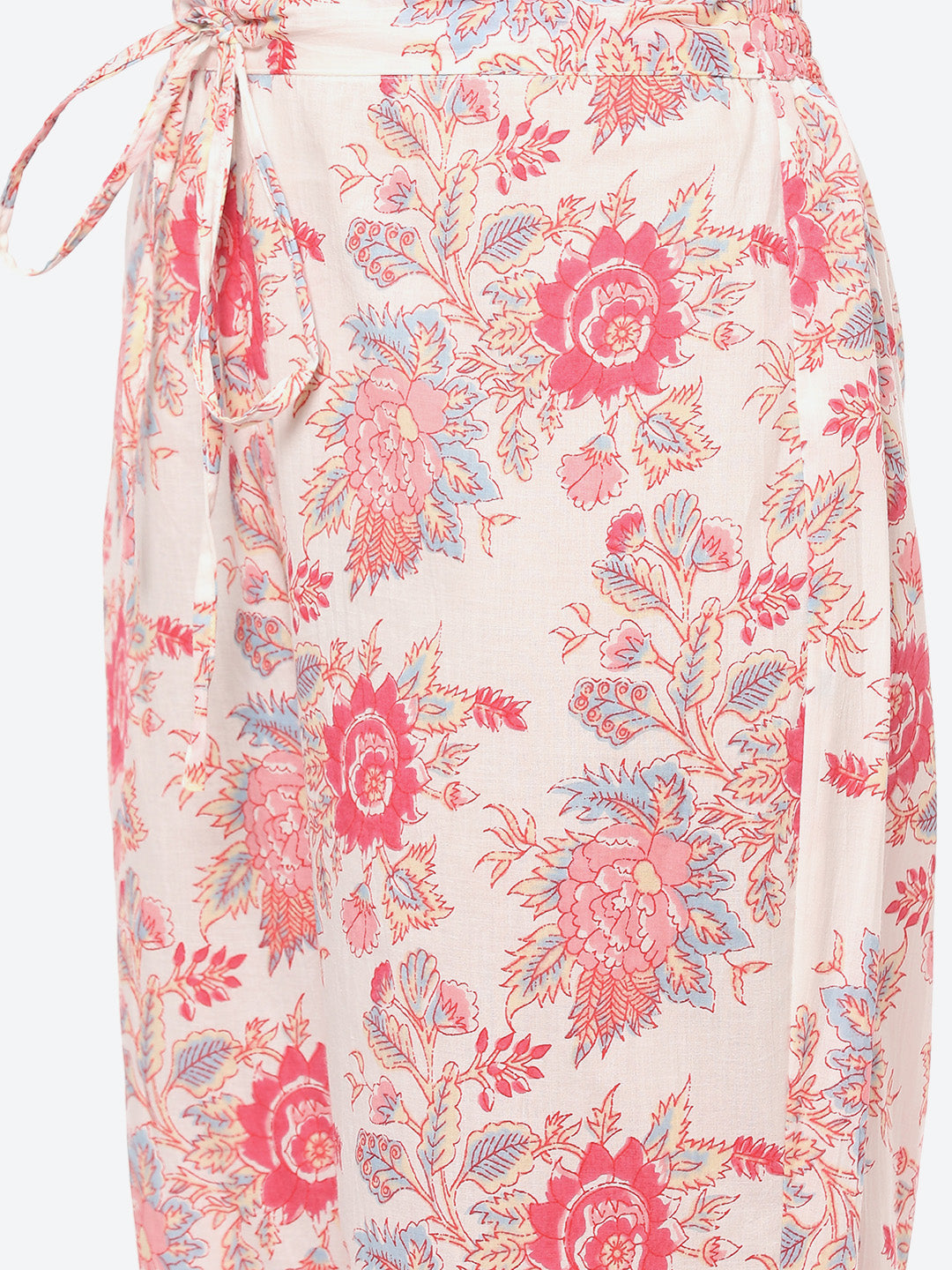 Floral Printed Cotton Kurta With Pant