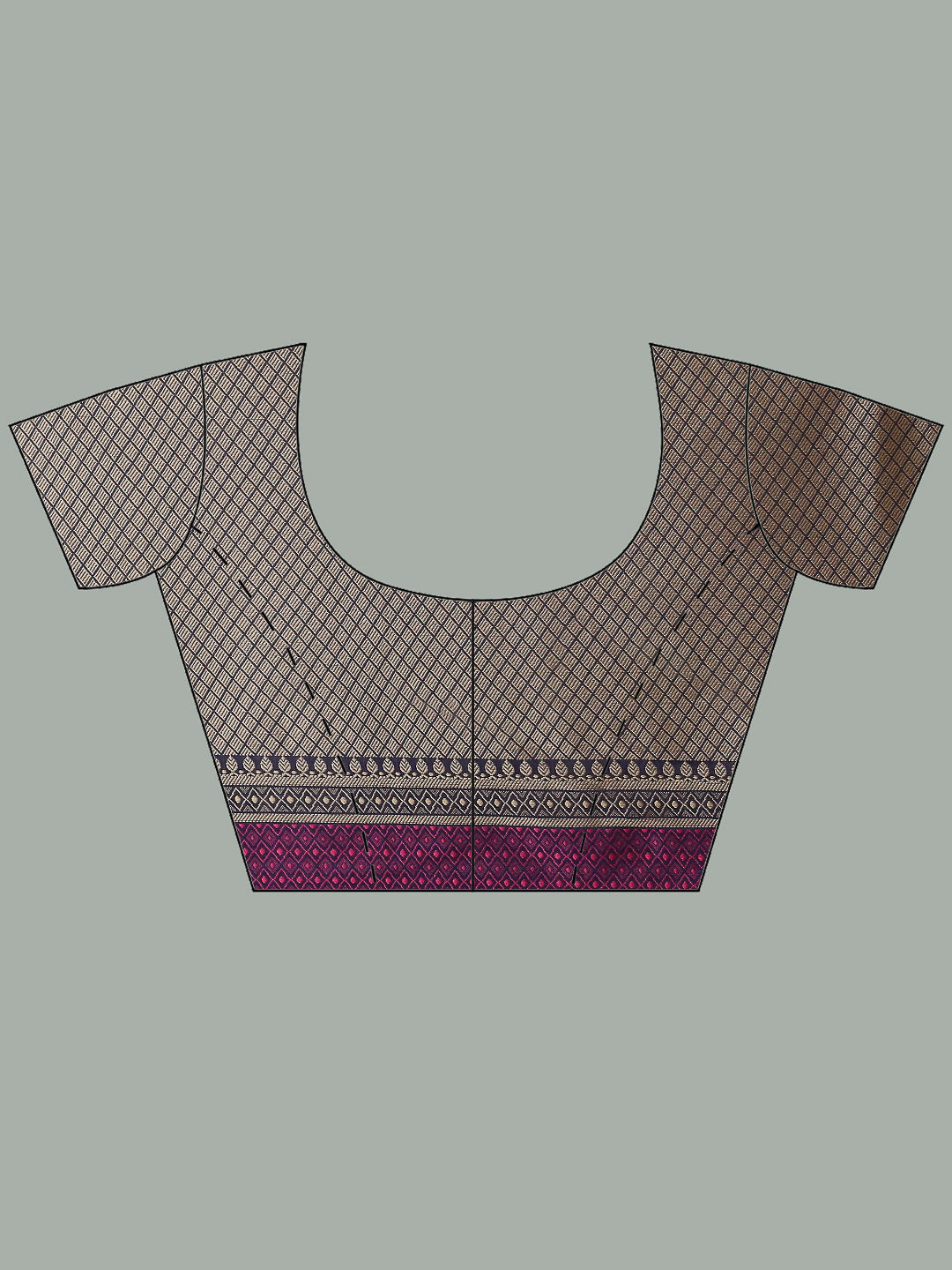 Resham Woven Design Cotton Blend Woven Saree
