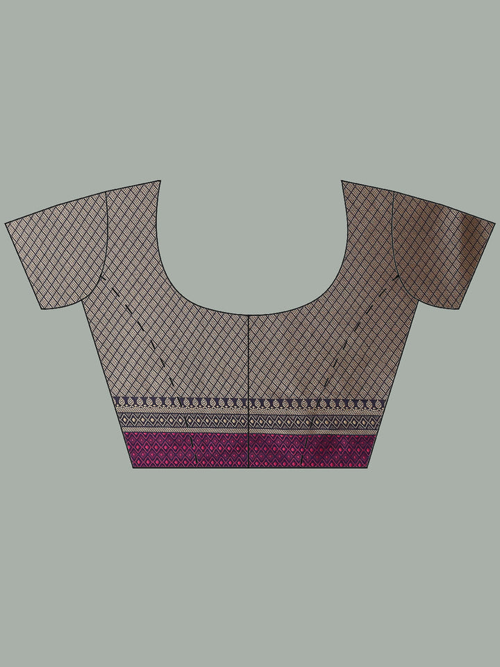 Resham Woven Design Cotton Blend Woven Saree