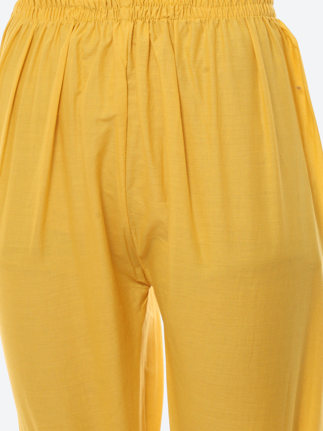 Resham Work Printed Cotton Kurta With Pant