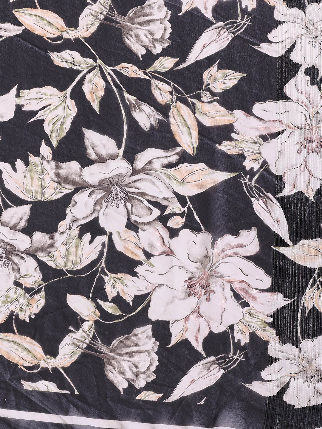 Floral Printed Georgette Saree