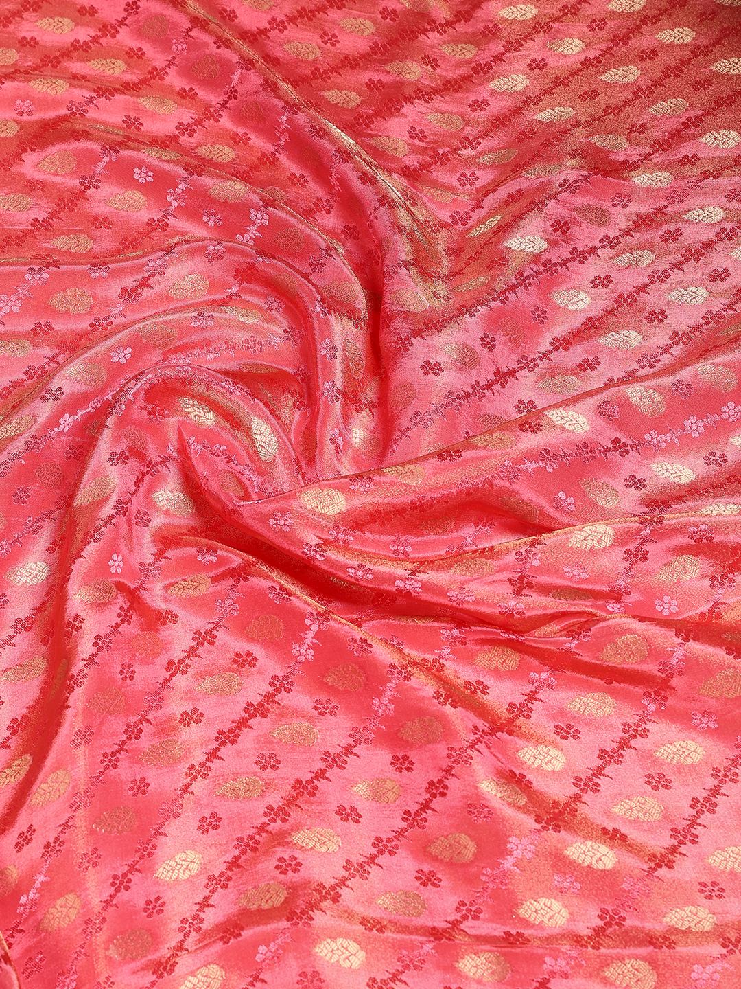 Woven Design Satin Saree