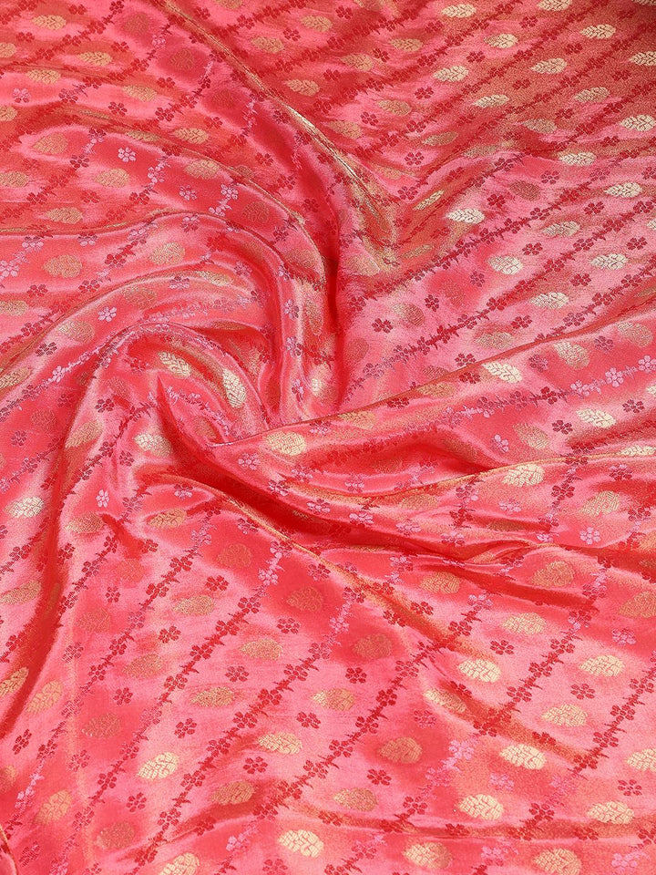 Woven Design Satin Saree