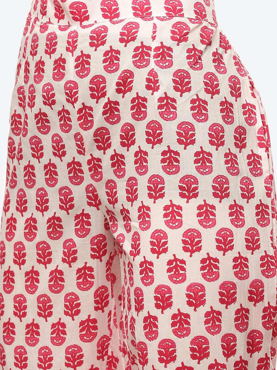 Cotton Printed Kurti With Pant and Dupatta