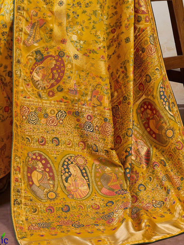 Woven Design Pashmina Saree