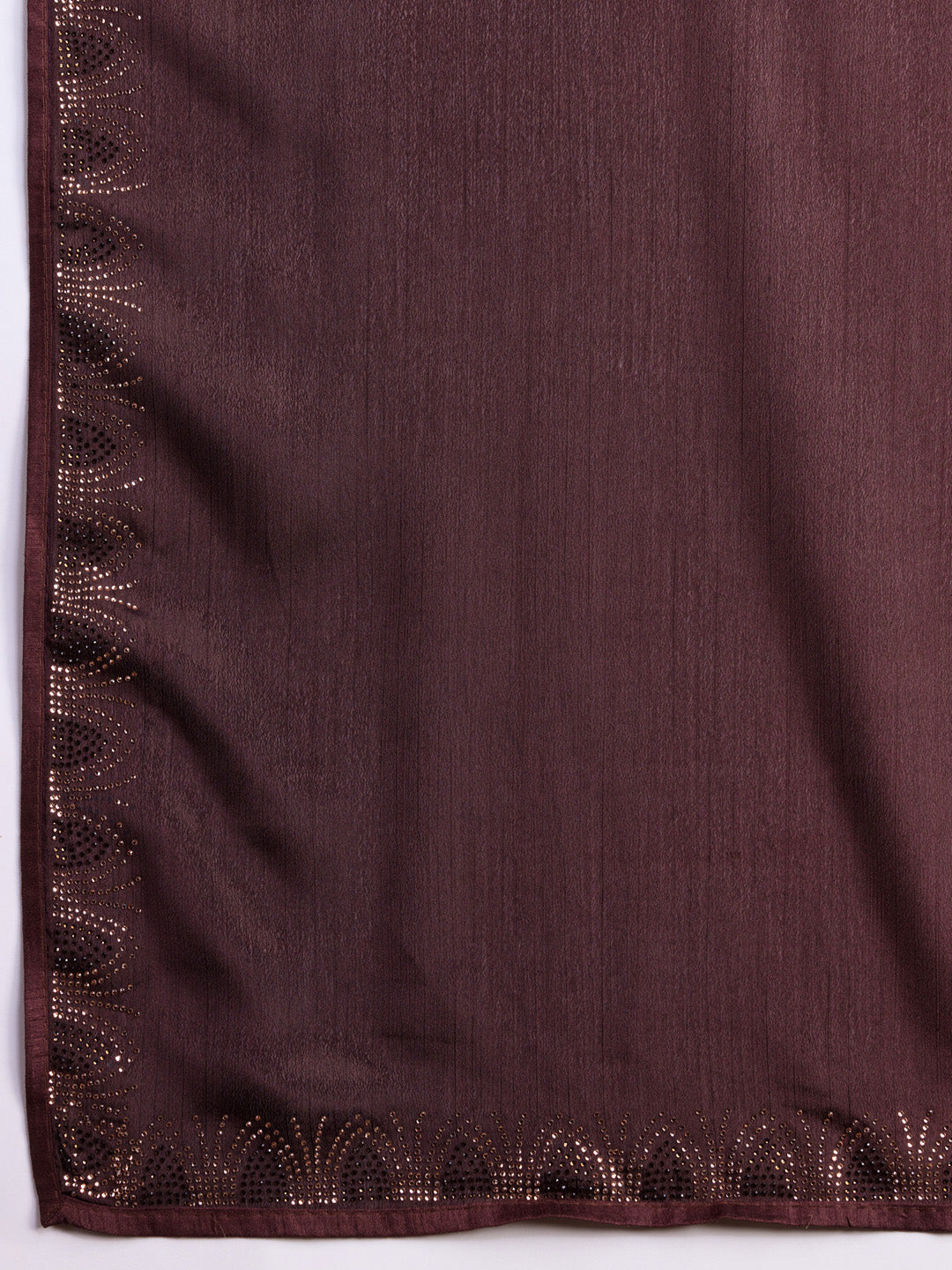 Embroidered Chinon Saree