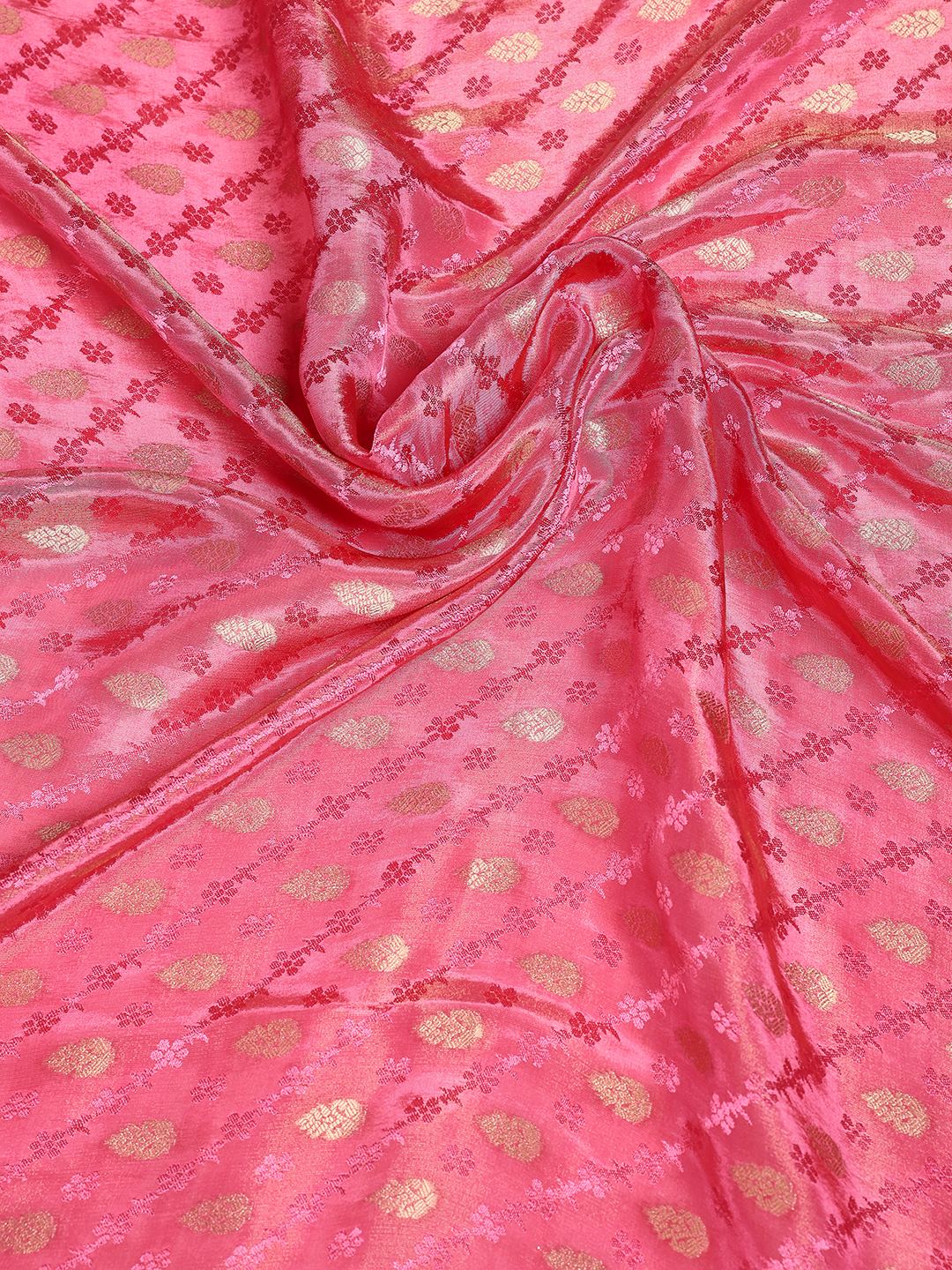 Woven Design Satin Saree