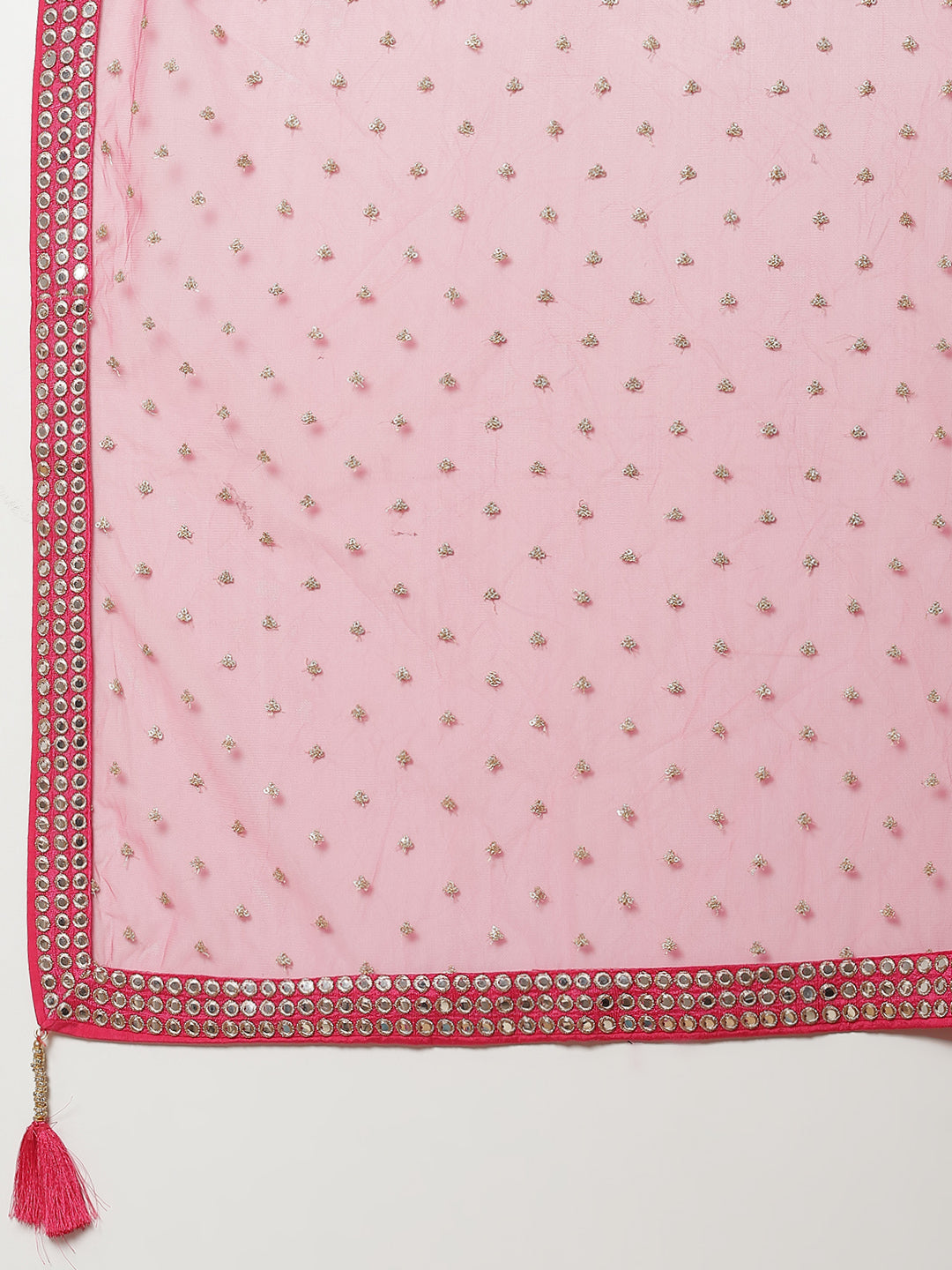 Zari Jaal Georgette Choli With Lehenga &amp; Net Dupatta
