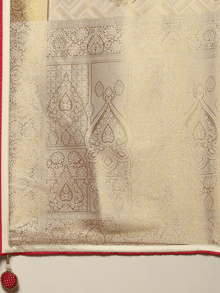 Embroidered Banarasi Saree