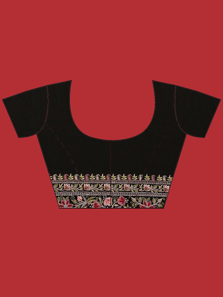 Embroidered Georgette Saree