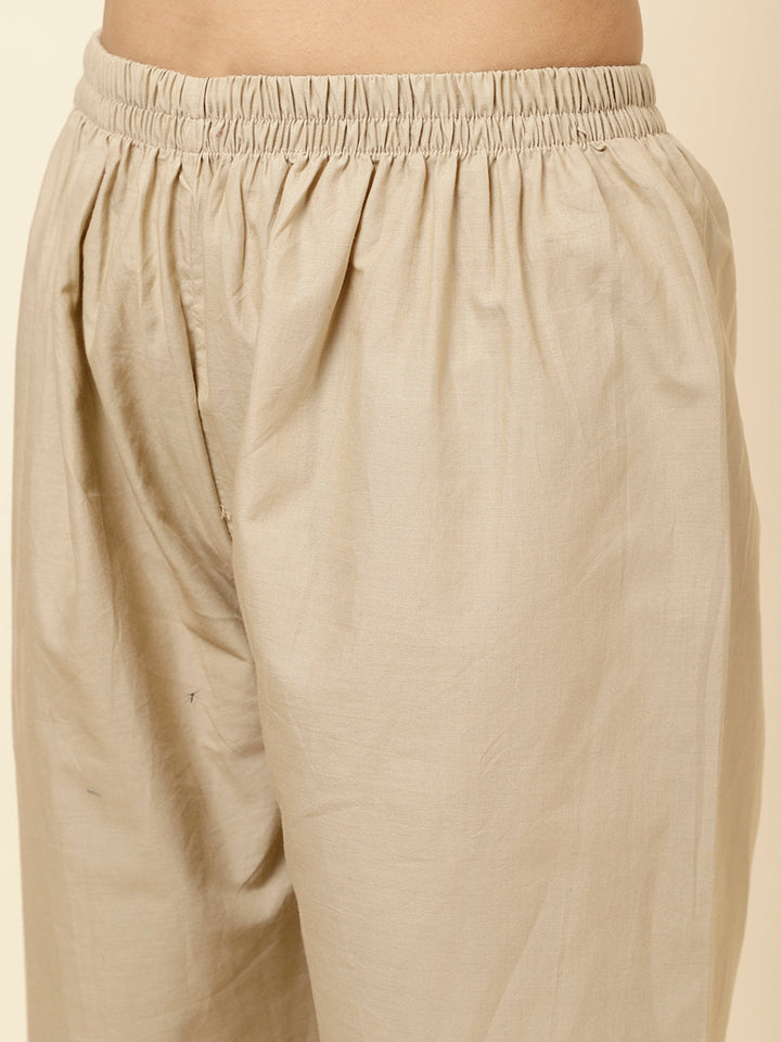 Sequence Work Embroidered Chanderi Kurta With Pants