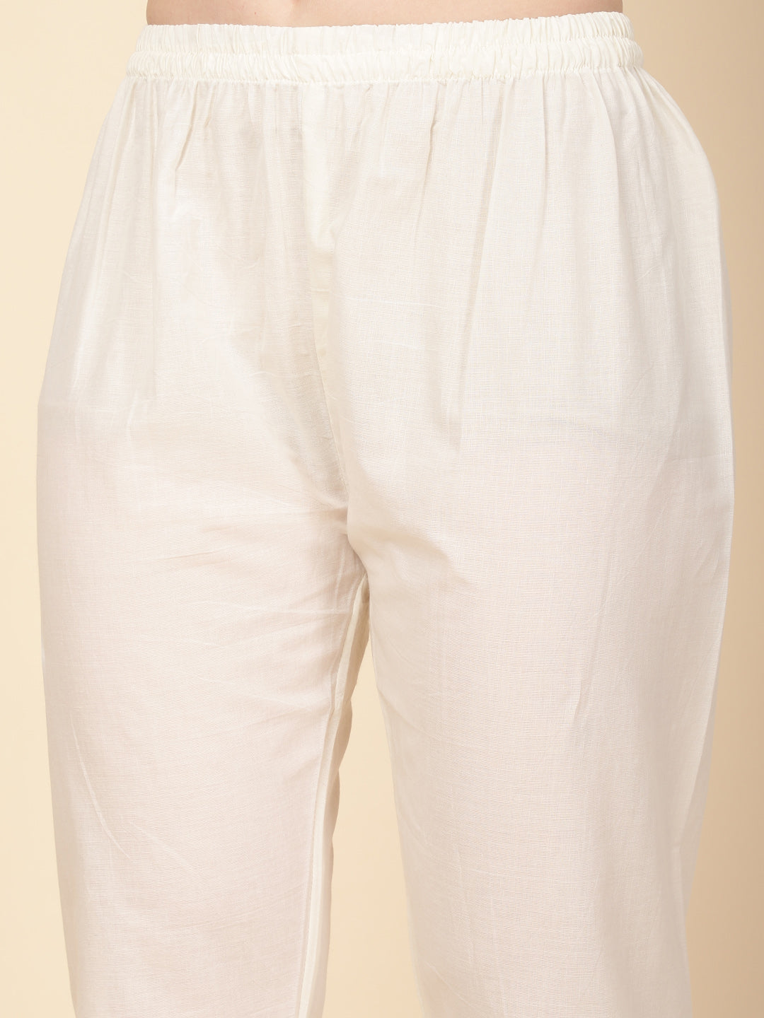 Floral Printed Cotton Kurta With Pants