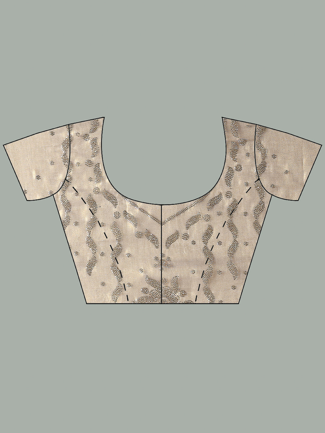 Stone Embellished Tissue Saree